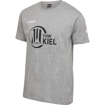 THW KIEL HMLGO COTTON T SHIRT SS hummel, grau THW KIEL HMLGO COTTON T SHIRT SS hummel, grau